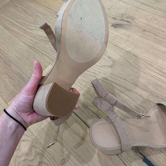 LOFT Ankle Strap Block Heels - Picture 3 of 5